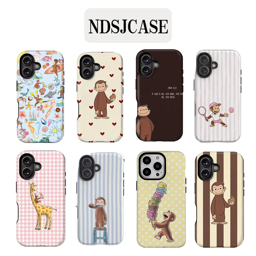Phone Cases Burga - Luxury Clmj Cute Monkey Curious George