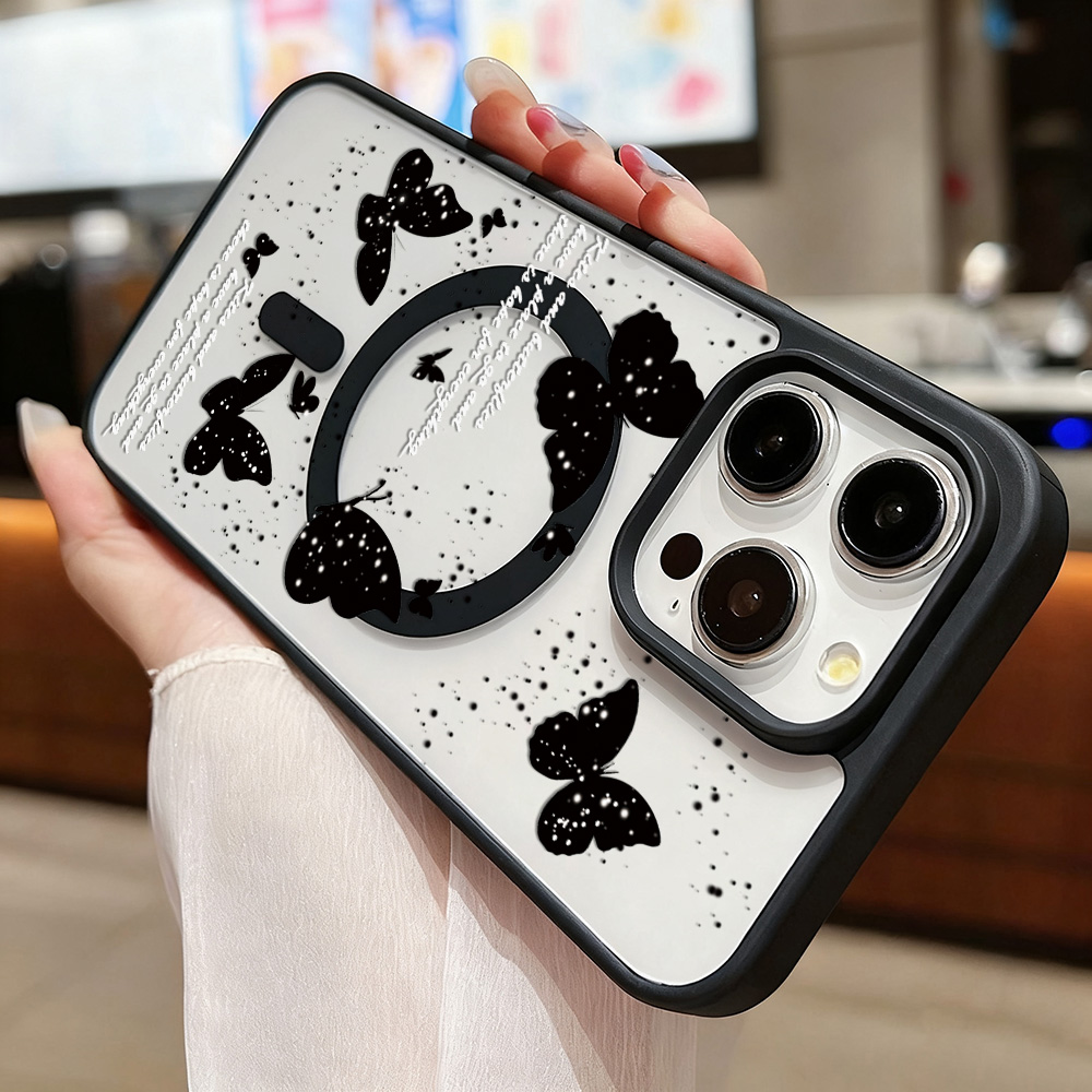 Phone Cases Leopard Print - Leopard Print Black Transparent Phone Case