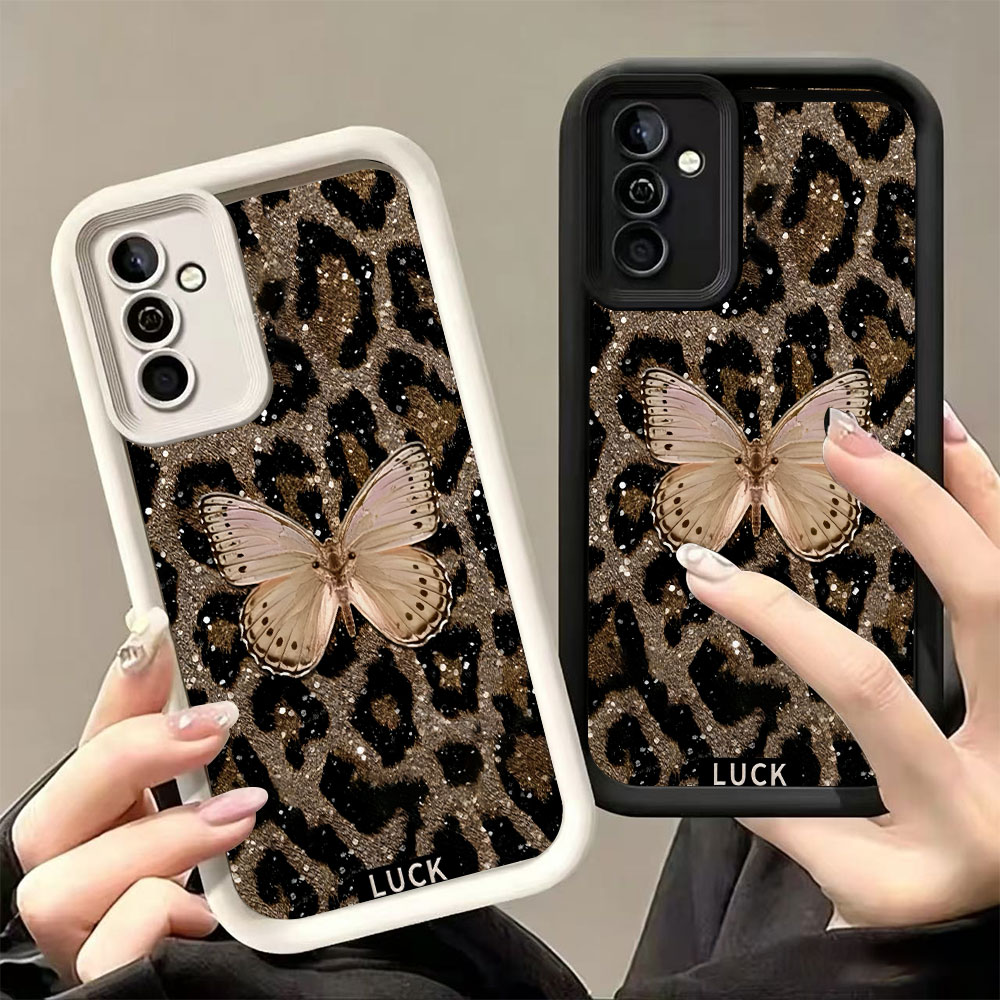 Phone Cases Leopard Print - Luxury Shockproof Phone Case For Samsung