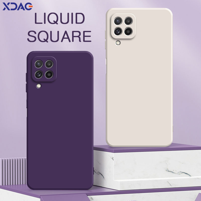 Phone Cases Burga - Square Liquid Silicone Back Cover for