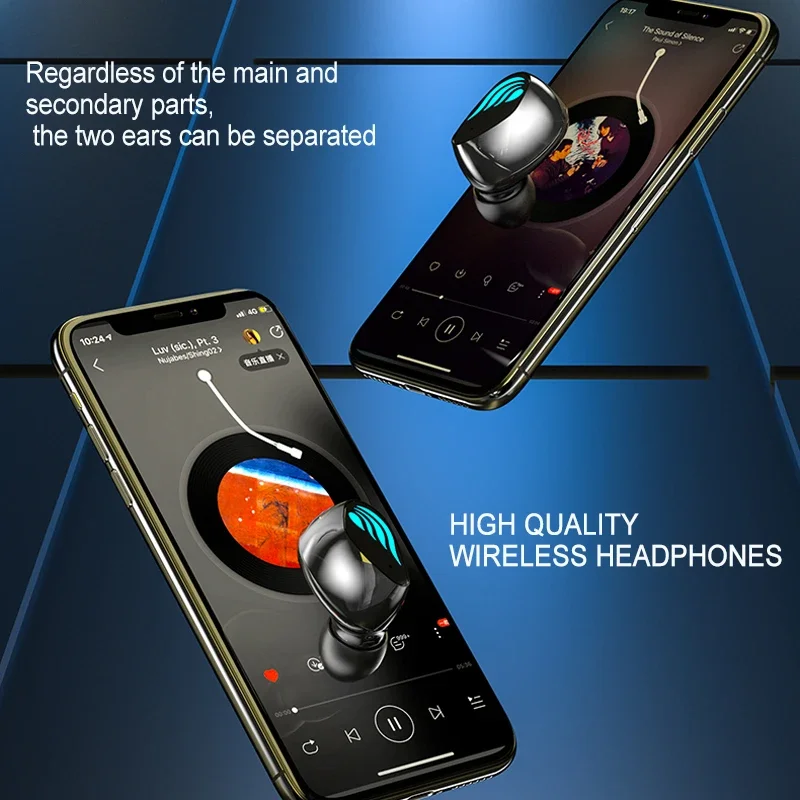M27 TWS Bluetooth Headphones W - Phone Cases Pk ulasan dan harga