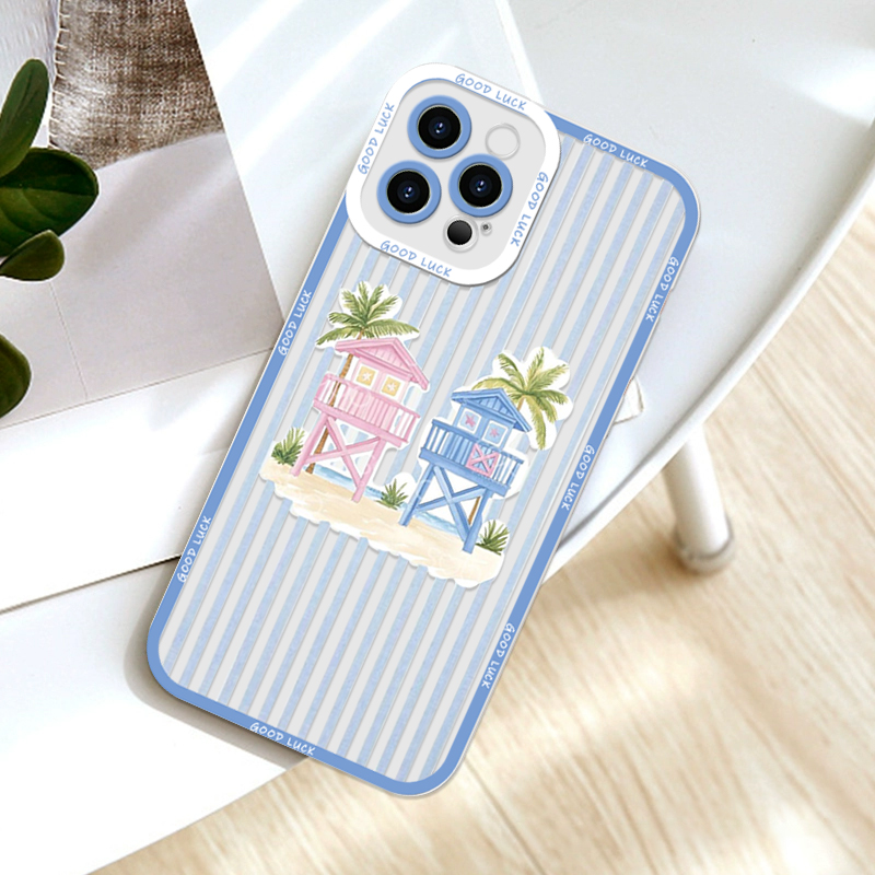 Summer Palm Coconut Tree Strip - Phone Cases Samsung A14 ulasan dan harga