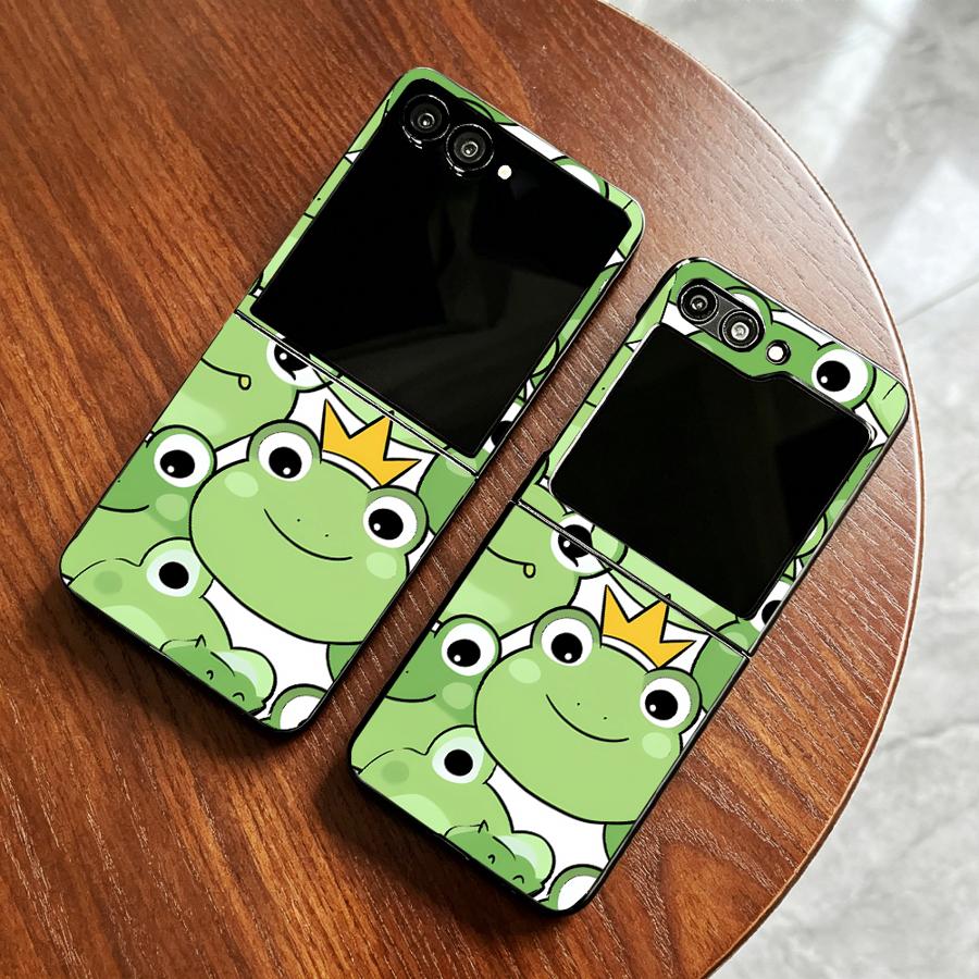 Full Cover Frog Design Phone C - Phone Cases Z Flip 7 ulasan dan harga