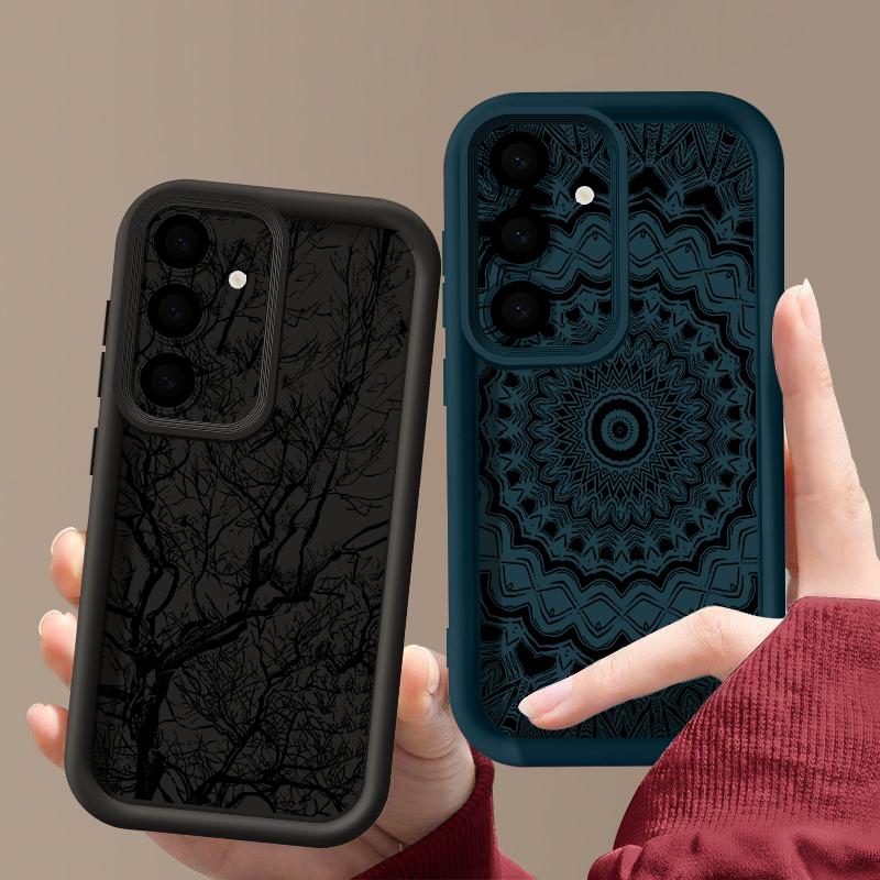 Retro Flower Totem Pattern Cas - Phone Cases Samsung A14 ulasan dan harga