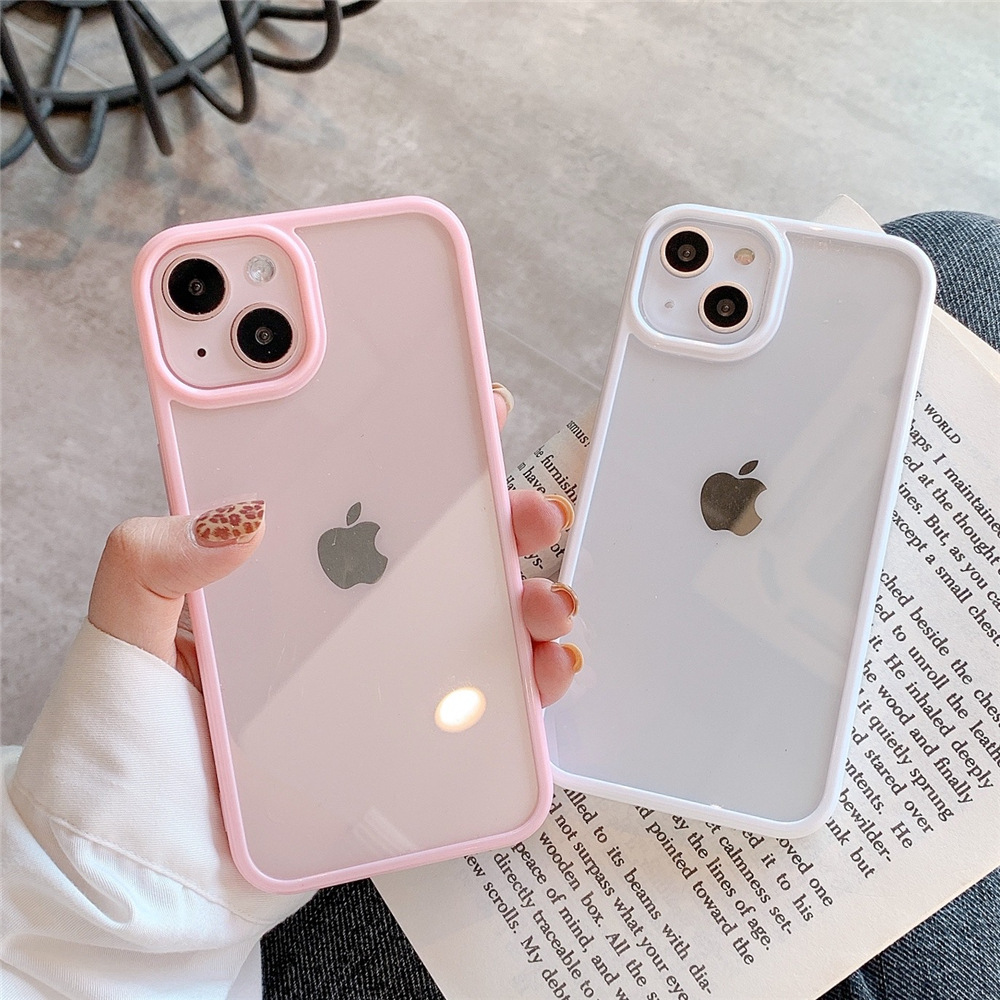 Candy Colored Acrylic Transpar - Phone Cases Burga ulasan dan harga