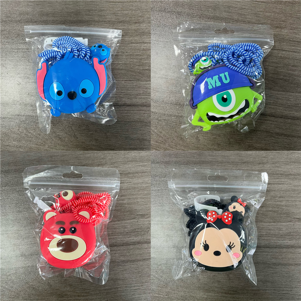 4Pcs/Set Cute 3D Cartoon Cable - Phone Cases Uk ulasan dan harga
