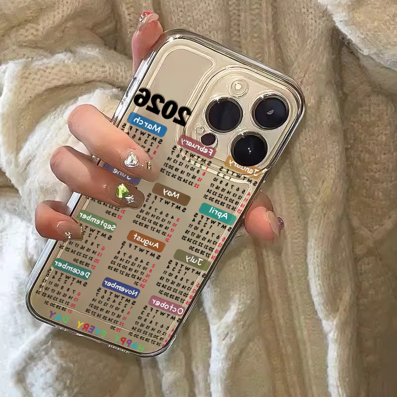 2026 Calendar Sunlight Paintin - Phone Cases Transparent ulasan dan harga