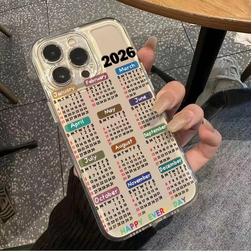 2026 Calendar Sunlight Paintin - Phone Cases Transparent ulasan dan harga