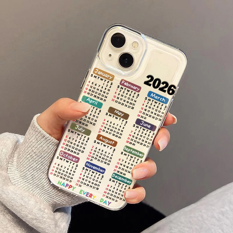 2026 Calendar Sunlight Paintin - Phone Cases Transparent ulasan dan harga