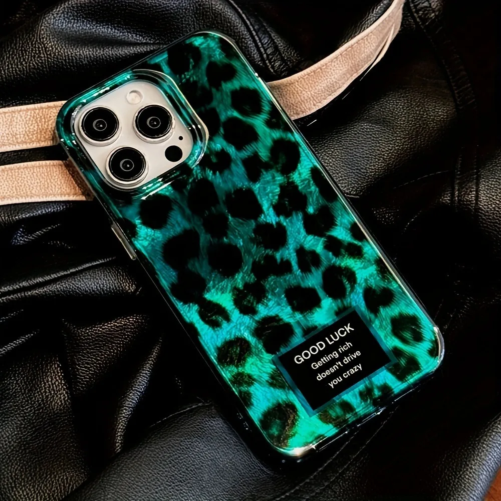 Retro Laser Cute Leopard Print - Phone Cases Transparent ulasan dan harga