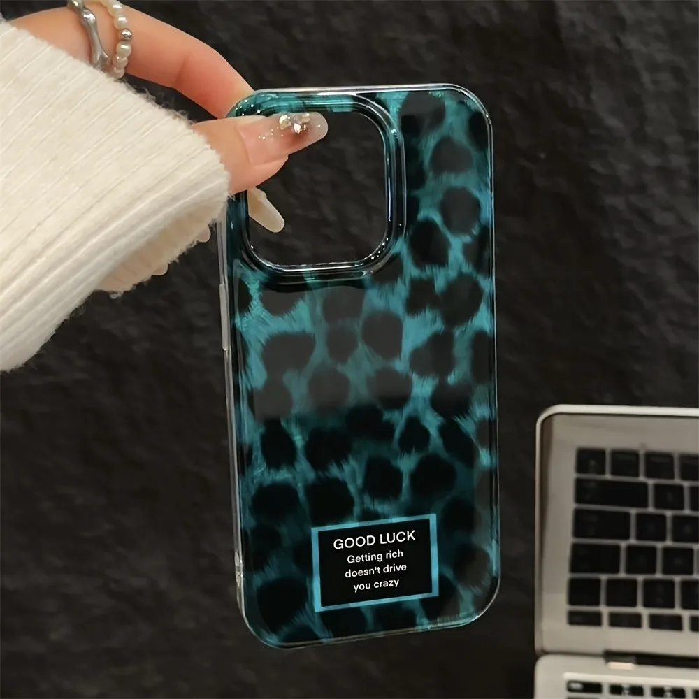 Retro Laser Cute Leopard Print - Phone Cases Transparent ulasan dan harga