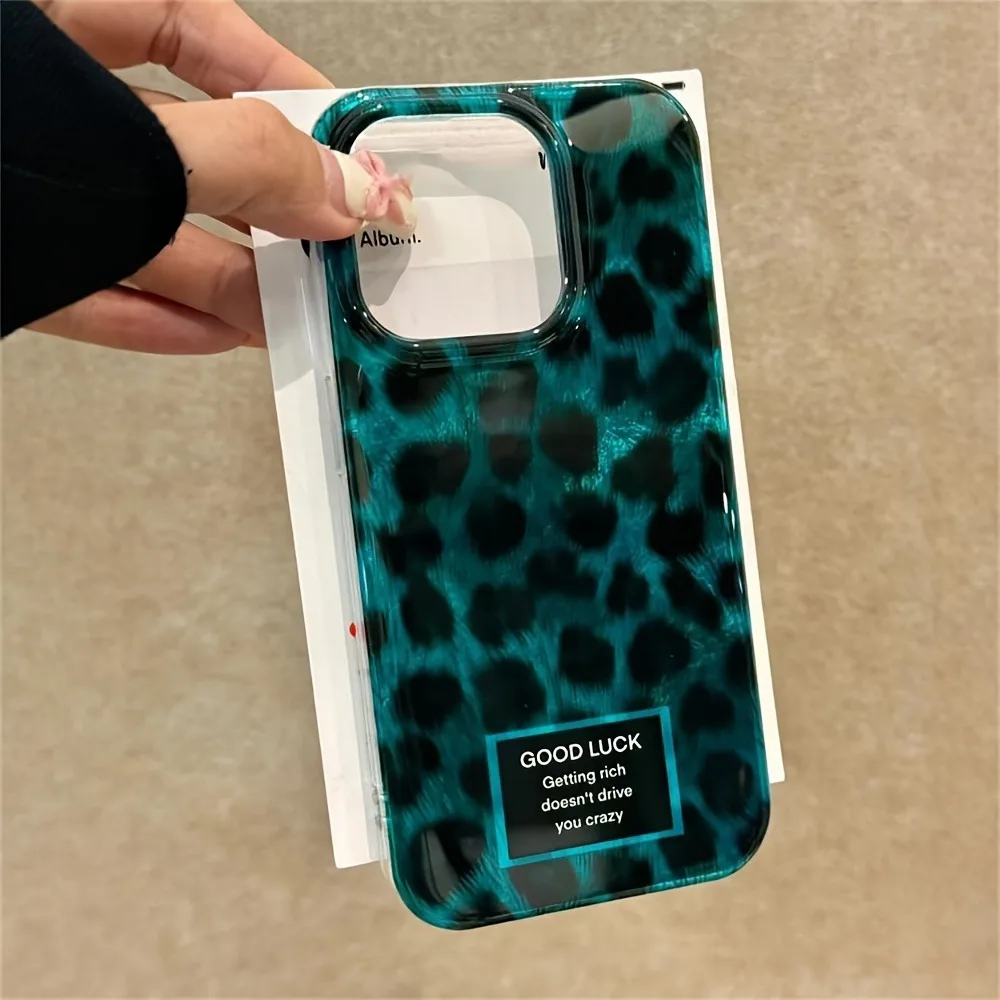 Retro Laser Cute Leopard Print - Phone Cases Transparent ulasan dan harga