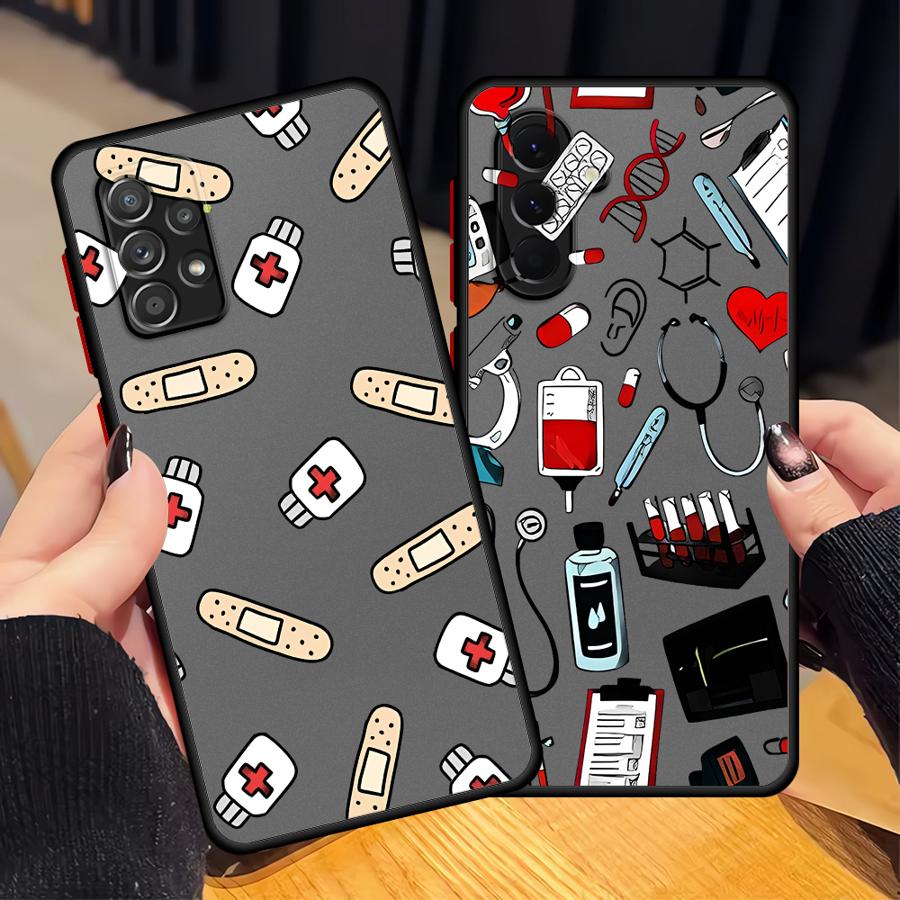 Cool Nurse Medicine Case for S - Phone Cases Samsung A14 ulasan dan harga