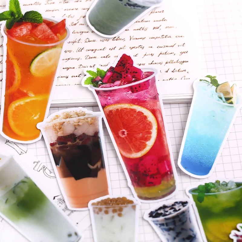 22pcs Cute Kawaii Milk Tea Dri - Phone Cases Kids ulasan dan harga