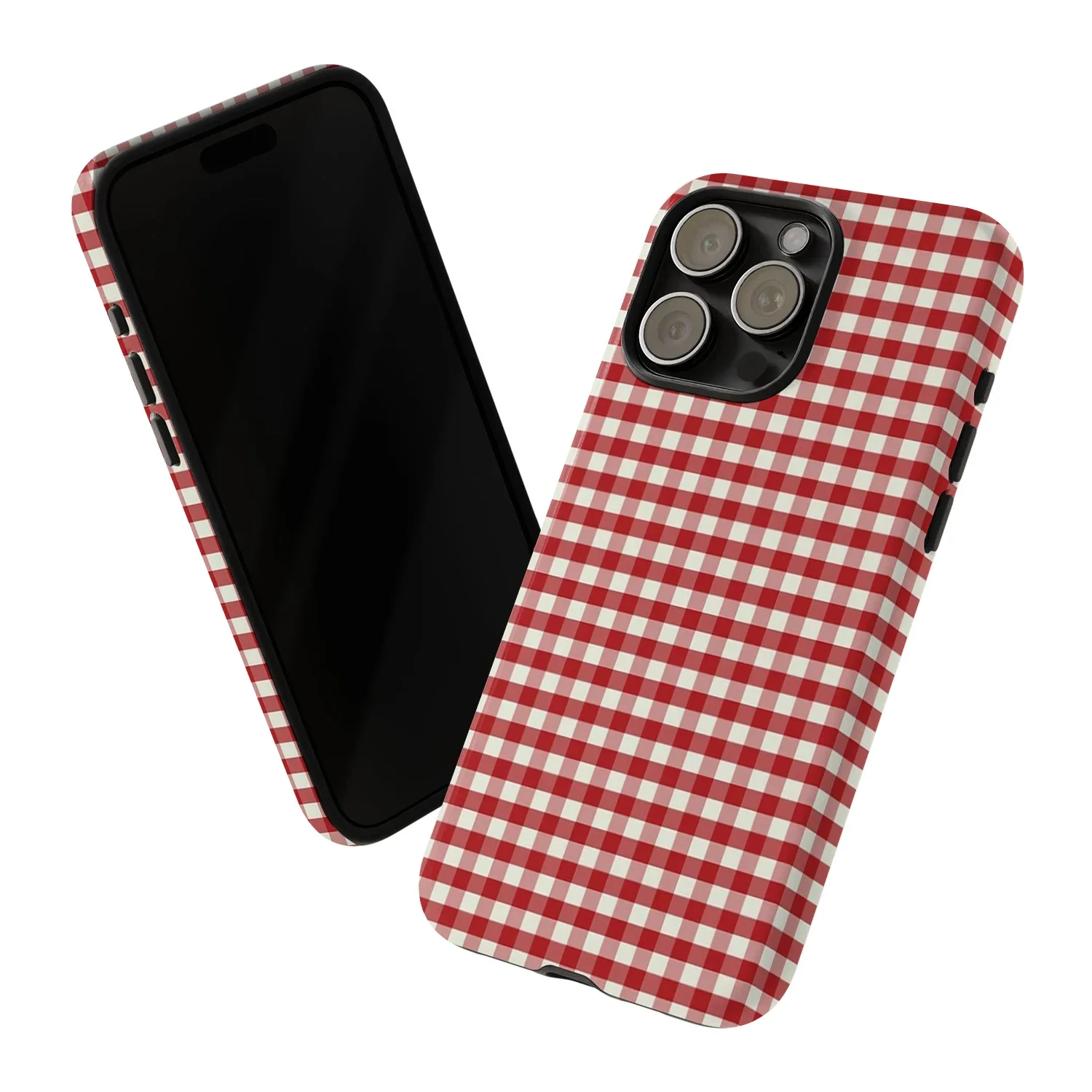 Retro Red Gingham Matte Tough  - Phone Cases Burga ulasan dan harga