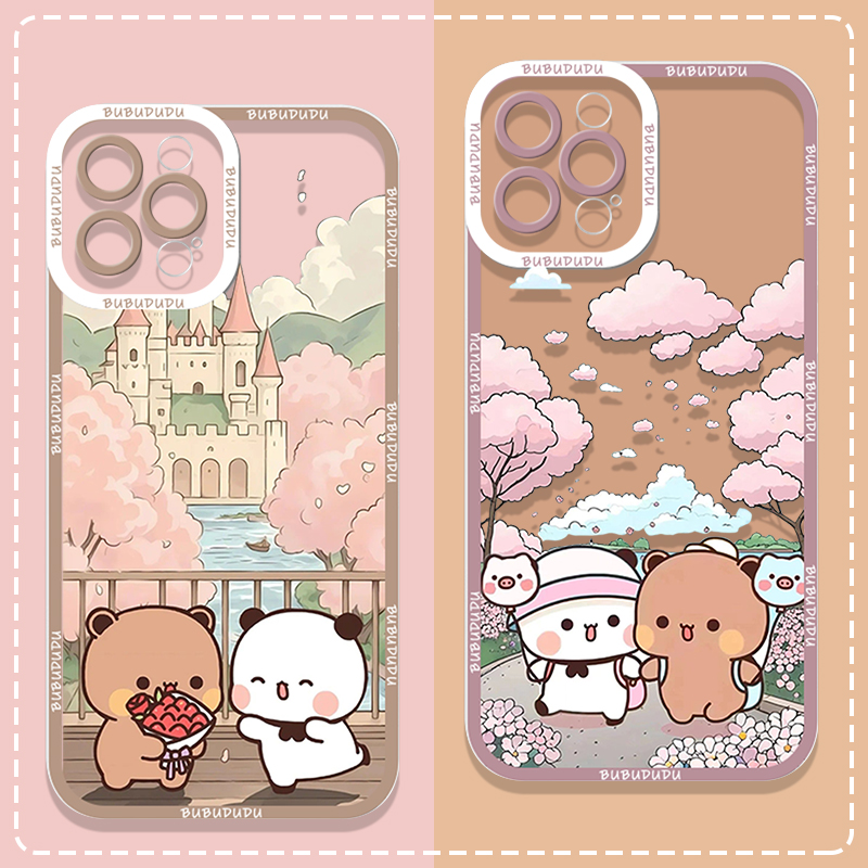 Cute BUBU DUDU Couple Clear Ph - Phone Cases Samsung A14 ulasan dan harga