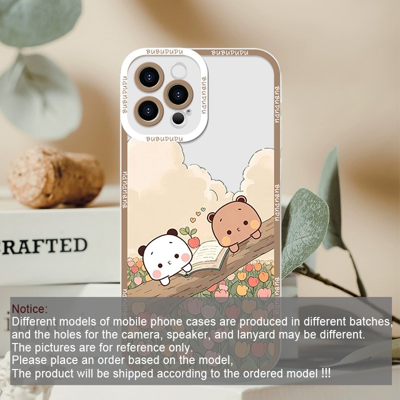 Cute BUBU DUDU Couple Clear Ph - Phone Cases Samsung A14 ulasan dan harga