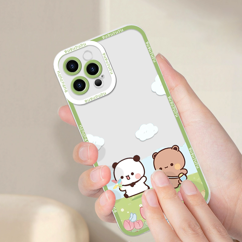 Cute BUBU DUDU Couple Clear Ph - Phone Cases Samsung A14 ulasan dan harga