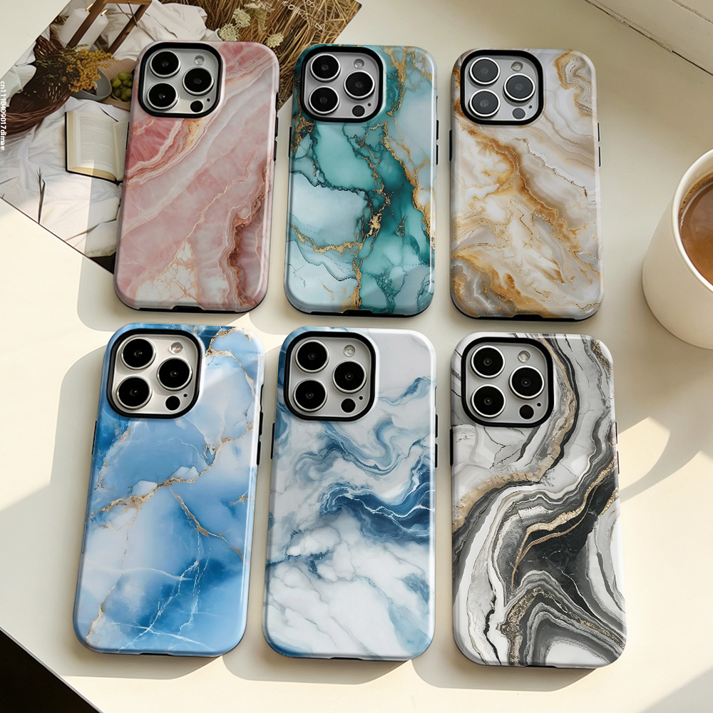 Clmj Blue Marble Hard Acrylic  - Phone Cases Burga ulasan dan harga