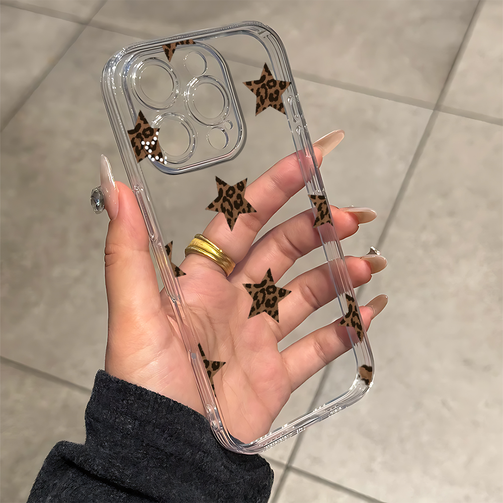 Wild Leopard Print Star Silico - Phone Cases Leopard Print ulasan dan harga