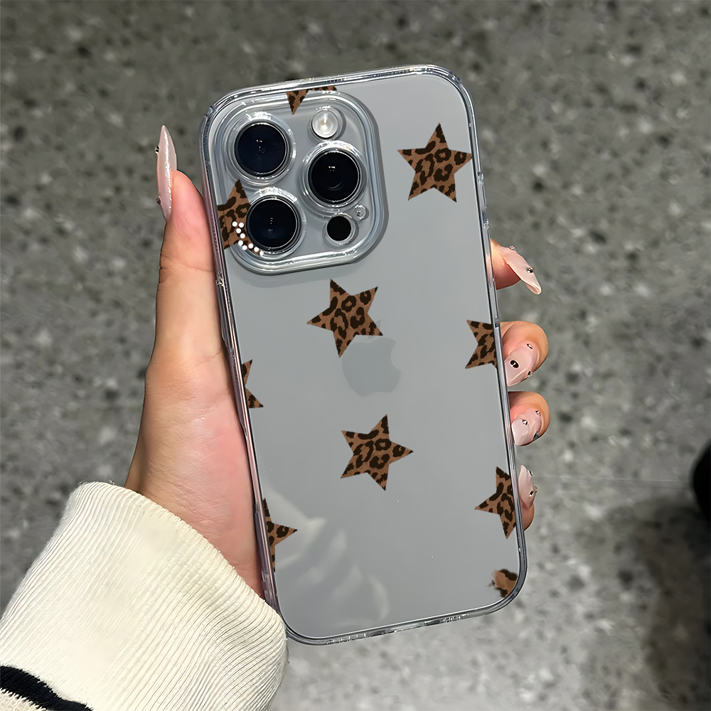 Wild Leopard Print Star Silico - Phone Cases Leopard Print ulasan dan harga