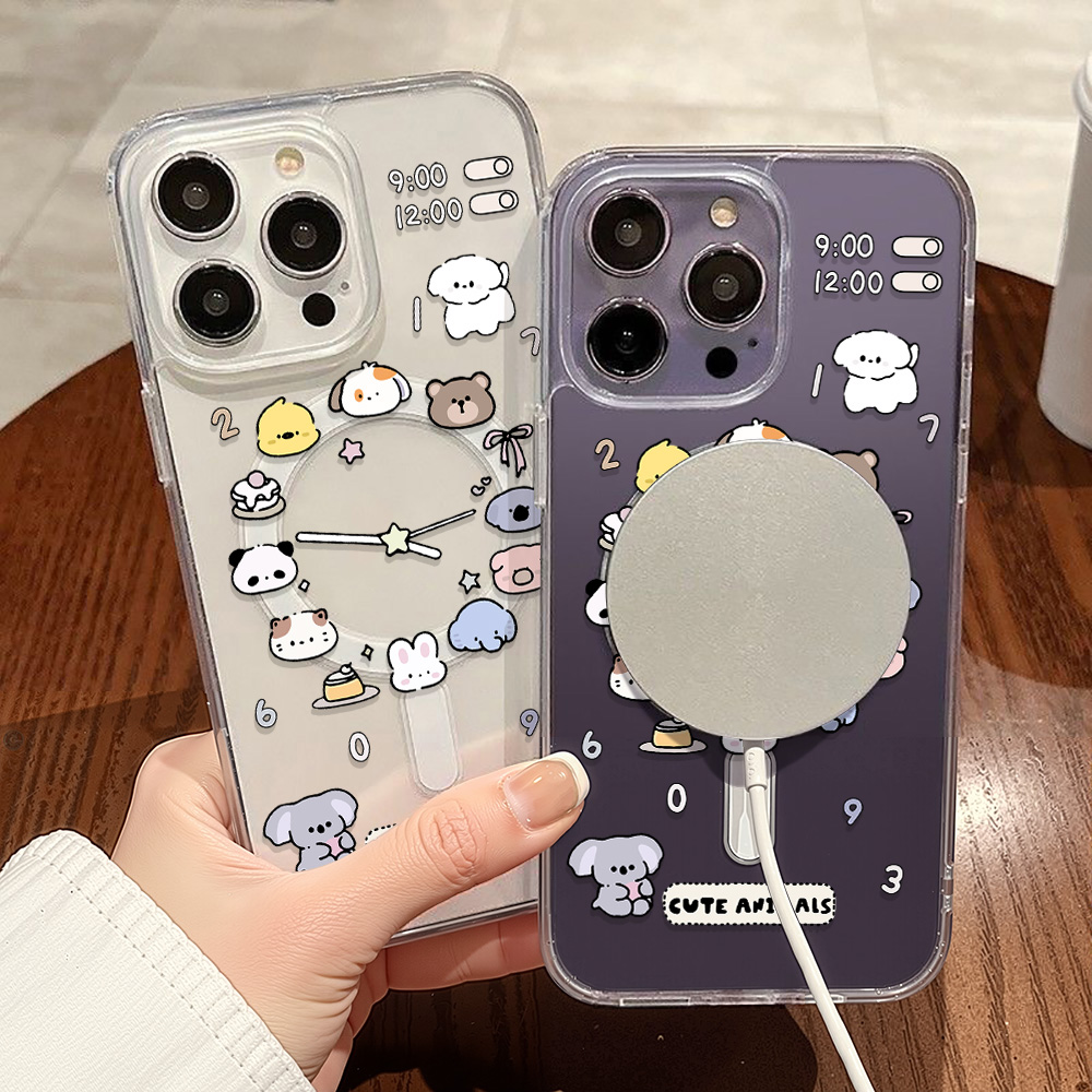 Cute Cartoon Animals Phone Cas - Phone Cases Magsafe ulasan dan harga