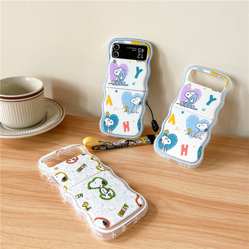 Cute Cartoon Peanuts Snoopy Ph - Phone Cases Z Flip 7 ulasan dan harga
