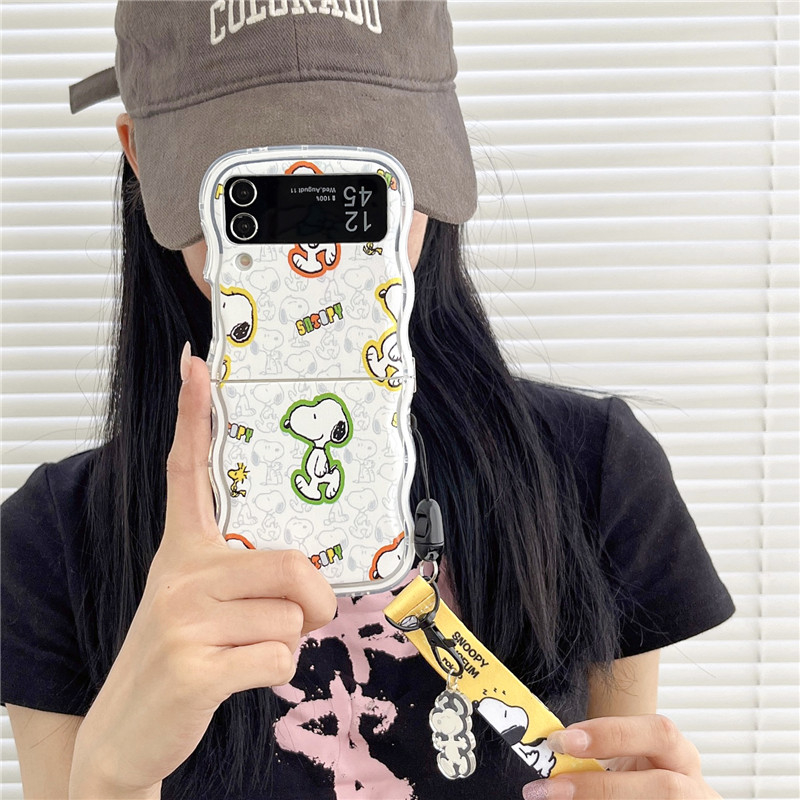 Cute Cartoon Peanuts Snoopy Ph - Phone Cases Z Flip 7 ulasan dan harga