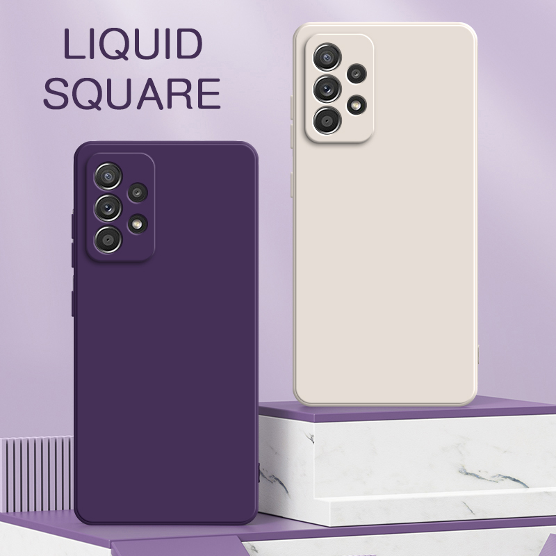 Original Square Liquid Silicon - Phone Cases Burga ulasan dan harga