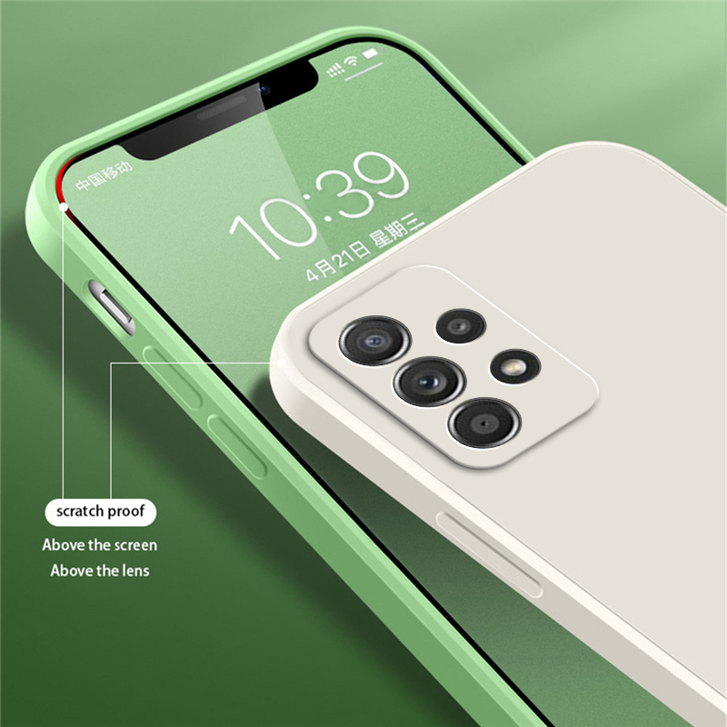 Original Square Liquid Silicon - Phone Cases Burga ulasan dan harga