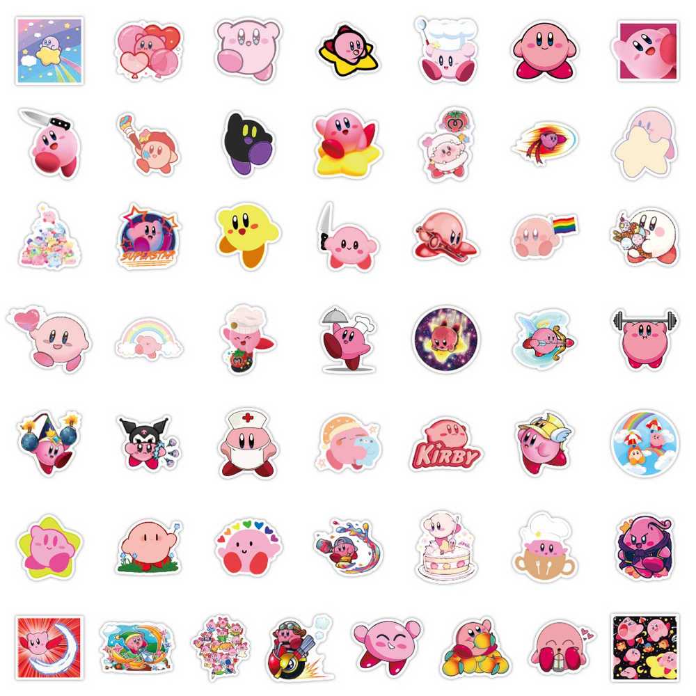 100pcs Cartoon Game Kirby Stic - Phone Cases Kids ulasan dan harga