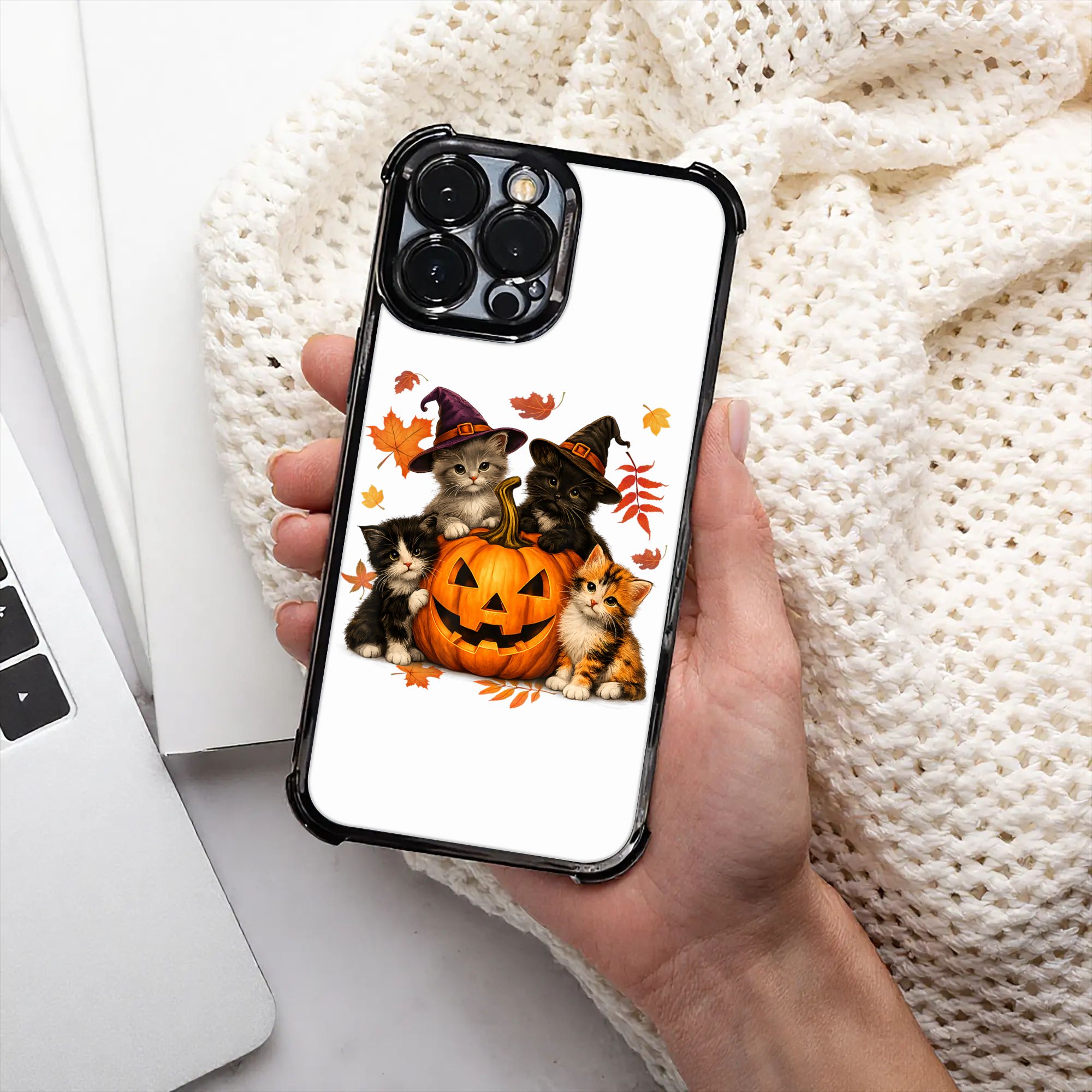 Halloween Cute Cats Pumpkin Sp - Phone Cases Kids ulasan dan harga