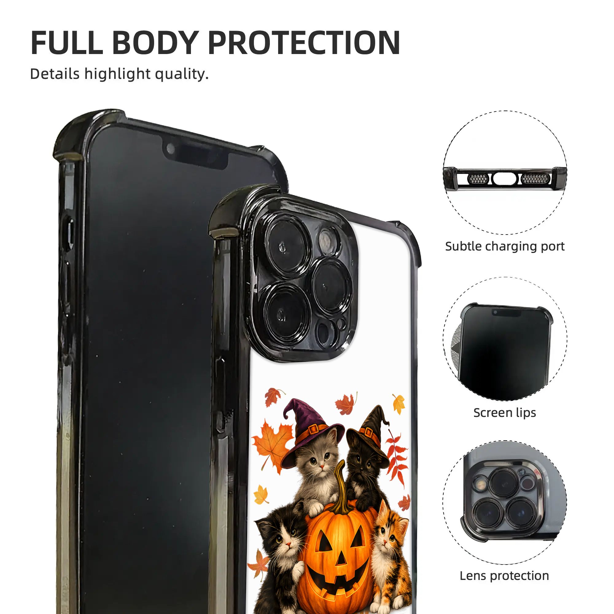 Halloween Cute Cats Pumpkin Sp - Phone Cases Kids ulasan dan harga