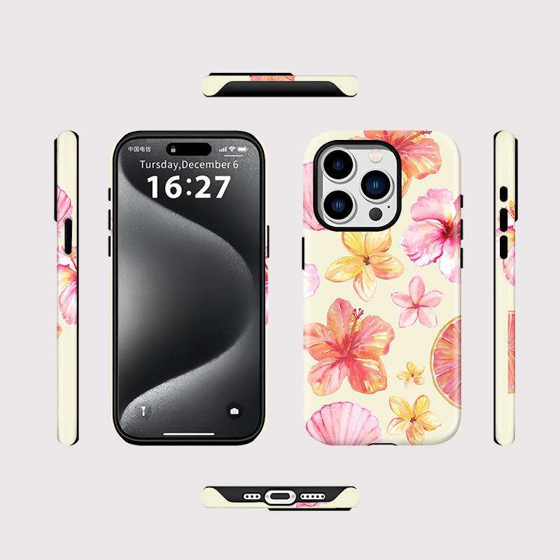 For Magsafe 2 in 1 Flower Patt - Phone Cases Burga ulasan dan harga