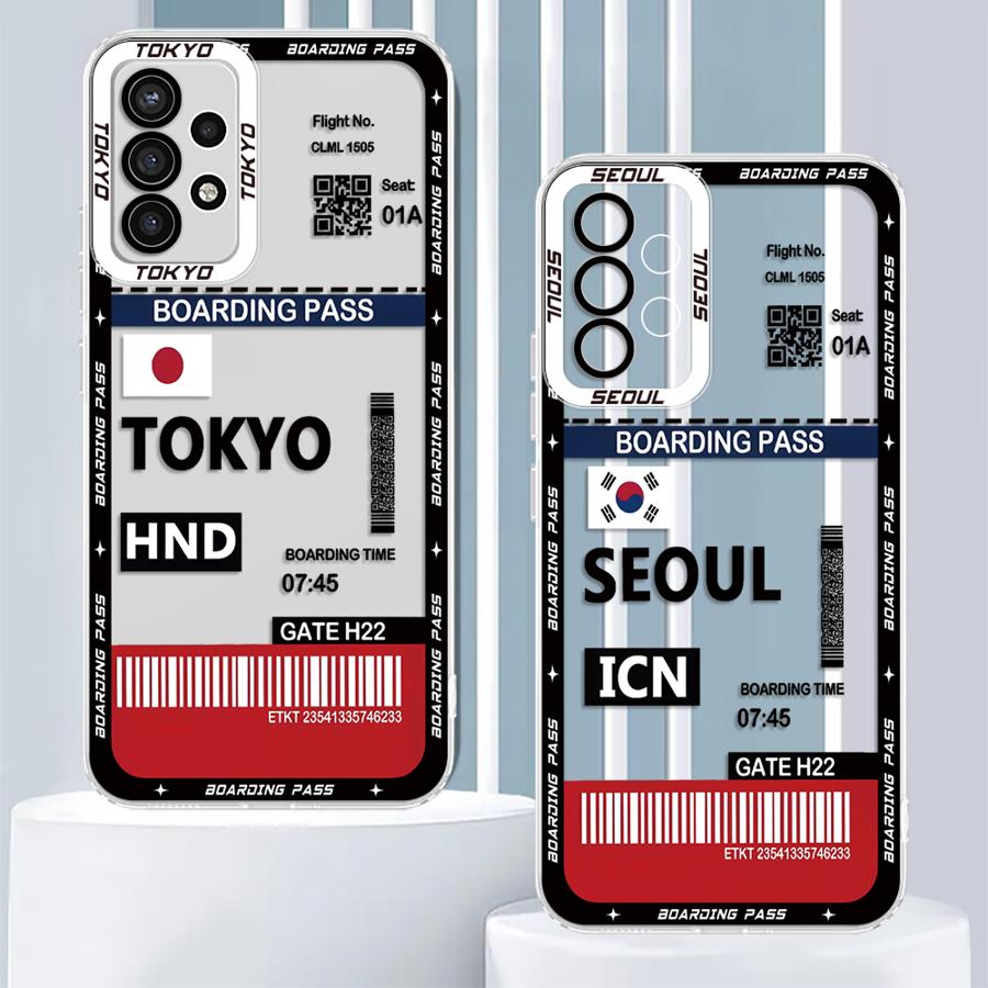 Tokyo Seoul Boarding Pass Soft - Phone Cases Tokyo ulasan dan harga
