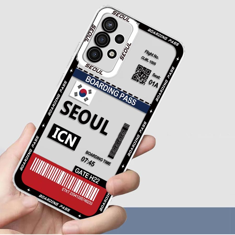 Tokyo Seoul Boarding Pass Soft - Phone Cases Tokyo ulasan dan harga