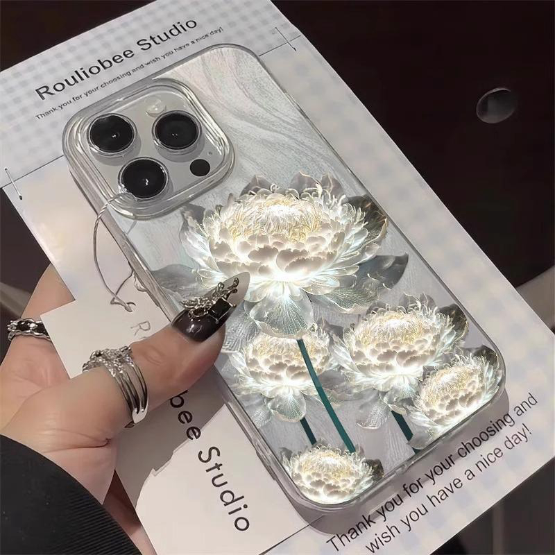 Golden Lotus Case for Samsung  - Phone Cases Samsung A14 ulasan dan harga