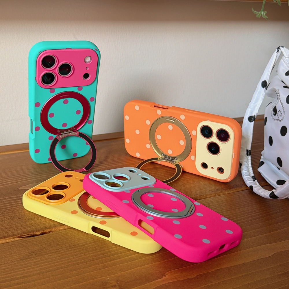 INS Polka Dot Magnetic 360° Ro - Phone Cases Magsafe ulasan dan harga