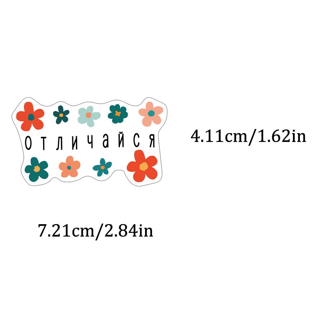 50PCS Cartoon Colorful Russian - Phone Cases Target ulasan dan harga