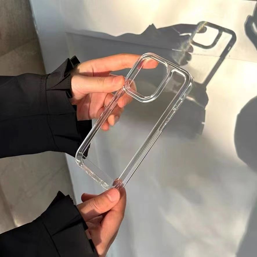 Premium Minimalist Transparent - Phone Cases Transparent ulasan dan harga