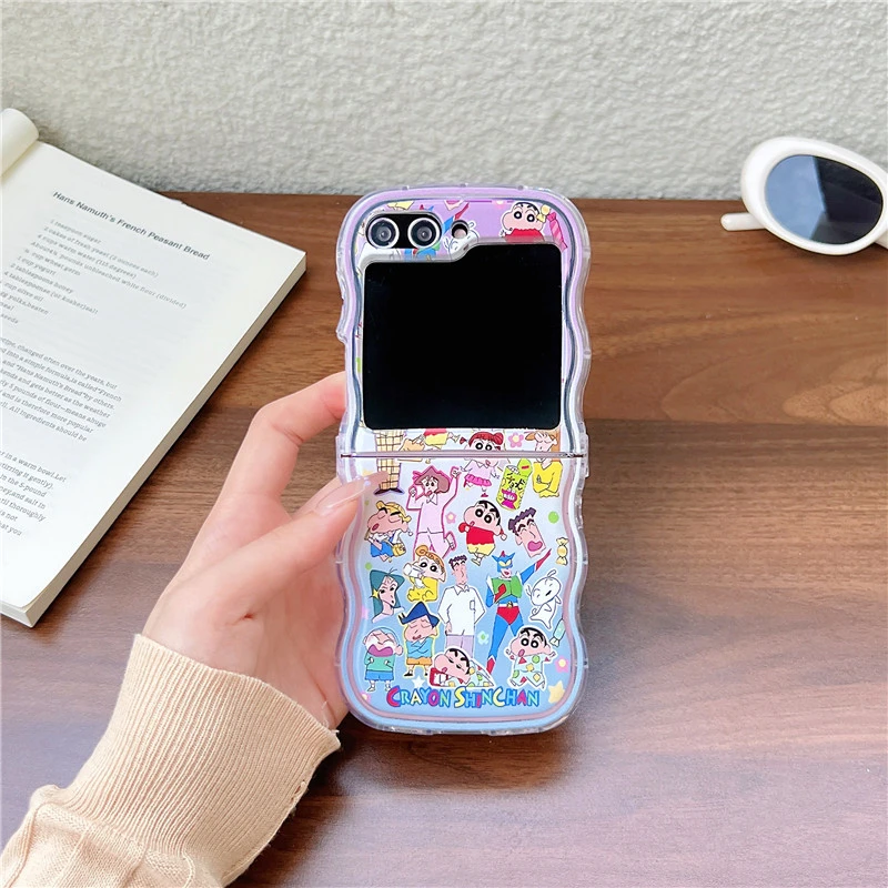 Cute Cartoon Japan Anime Crayo - Phone Cases Z Flip 7 ulasan dan harga