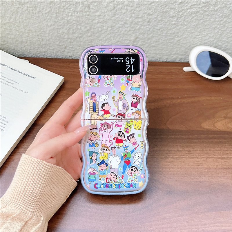 Cute Cartoon Japan Anime Crayo - Phone Cases Z Flip 7 ulasan dan harga