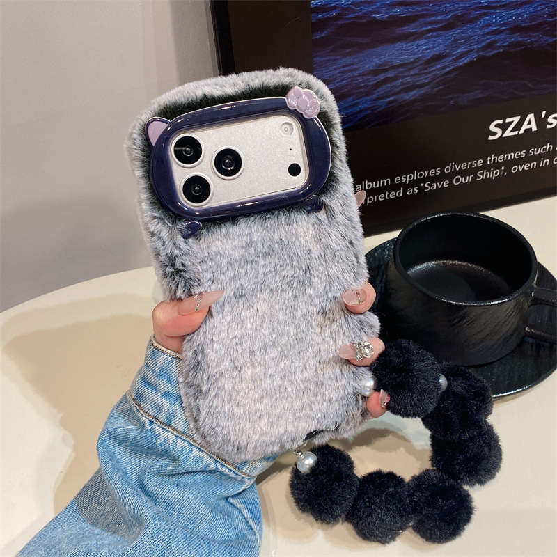 Luxury Solid Colors Furry Plus - Phone Cases Iphone ulasan dan harga