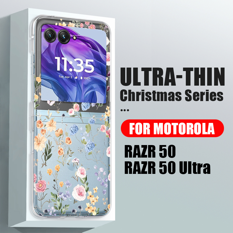 White Flowers Pattern Phone Ca - Phone Cases Transparent ulasan dan harga