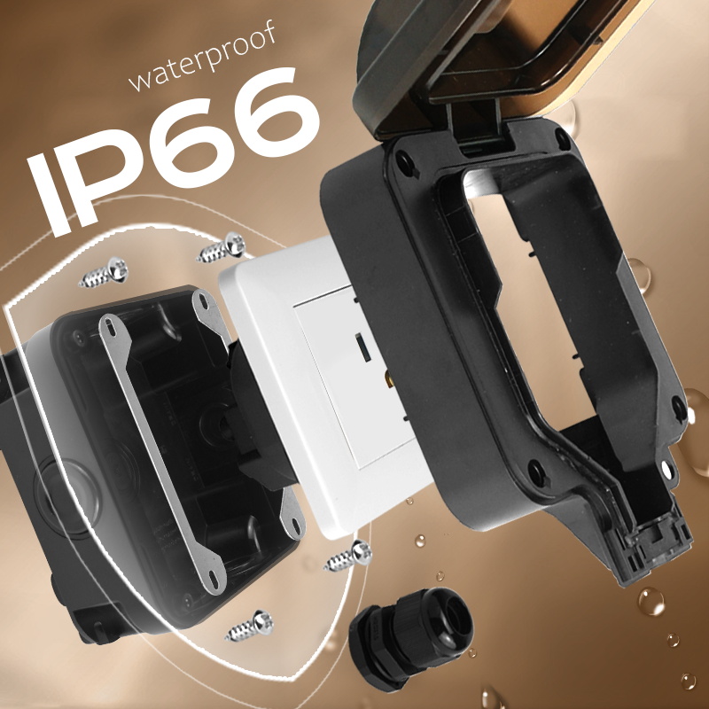 Avoir IP66 Wall Waterproof Soc - Phone Cases Uk ulasan dan harga