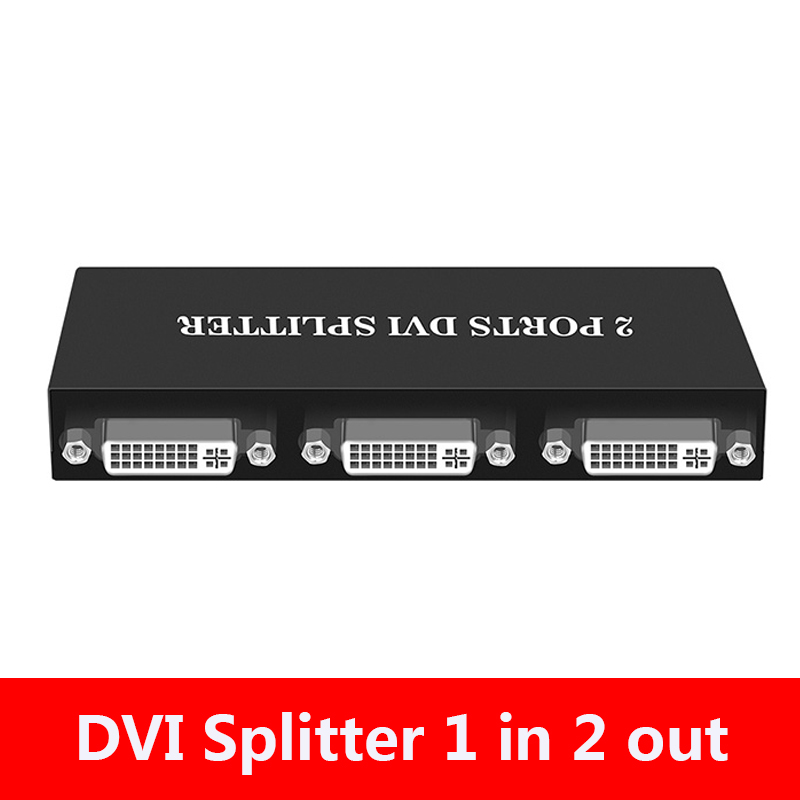 1x2/1x4 Port DVI Splitter 1 in - Phone Cases Uk ulasan dan harga