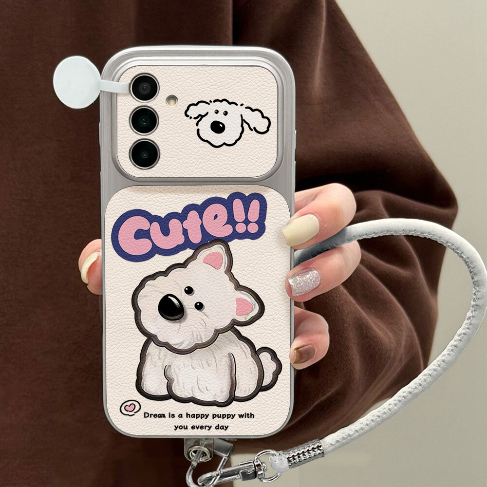 Cute Cartoon Dog Lanyard Phone - Phone Cases With Camera Cover ulasan dan harga