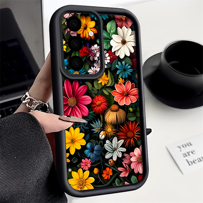 Colorful Flowers Pattern Case  - Phone Cases Samsung A14 ulasan dan harga
