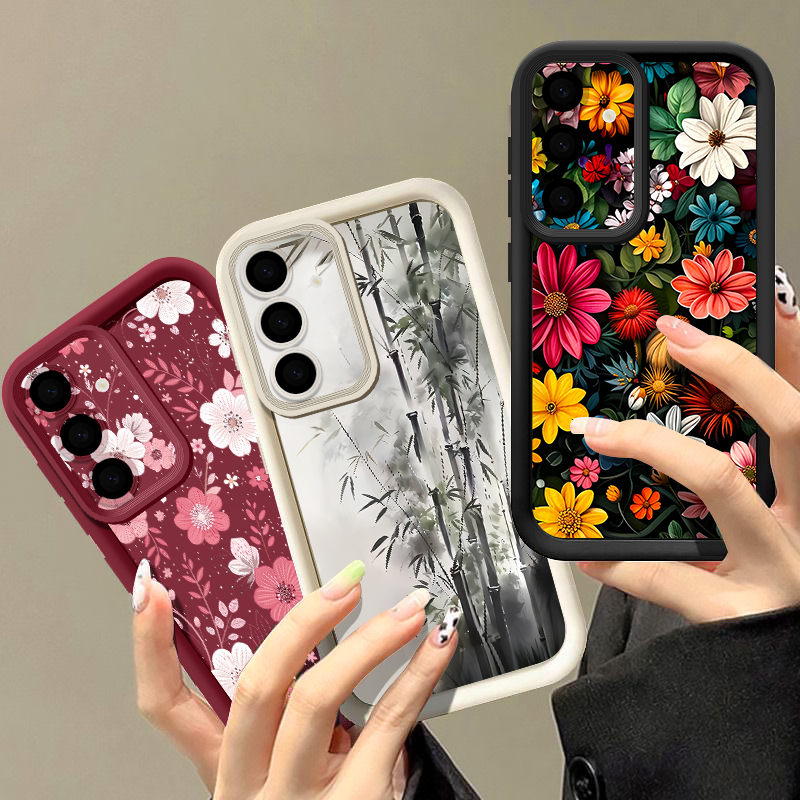 Colorful Flowers Pattern Case  - Phone Cases Samsung A14 ulasan dan harga