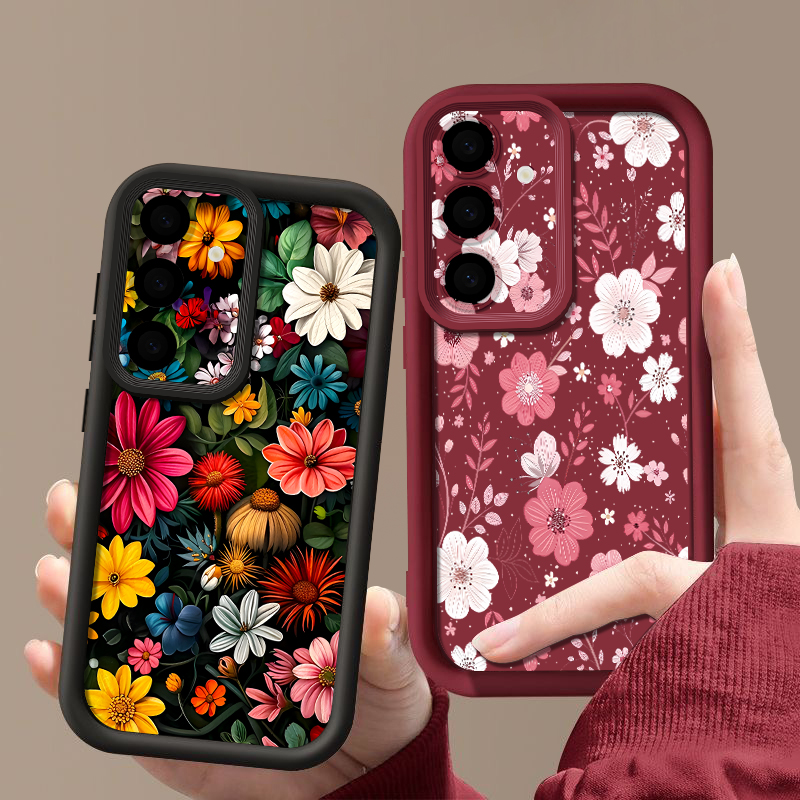 Colorful Flowers Pattern Case  - Phone Cases Samsung A14 ulasan dan harga
